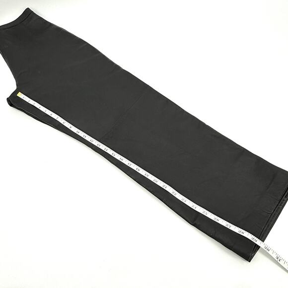 Mixit Genuine Leather Pants High Rise Waist Black Lined Womens Plus Size 16 Club - Picture 9 of 9